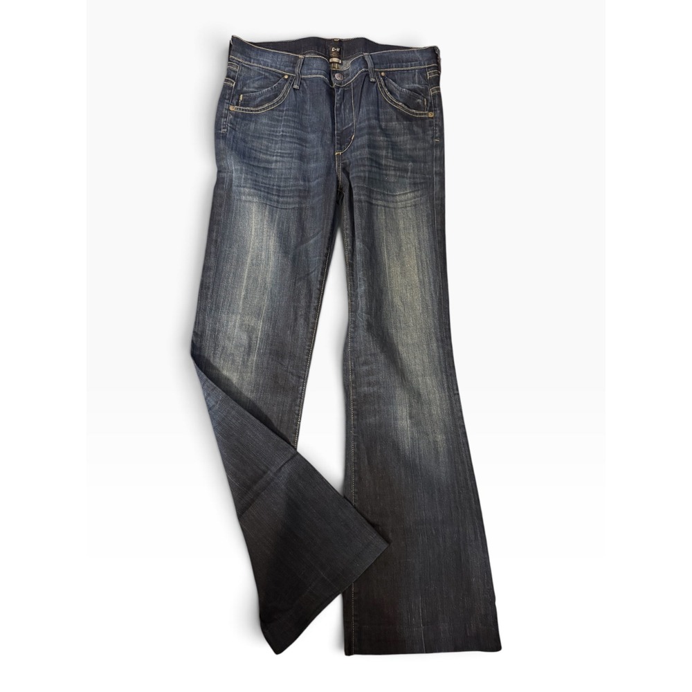 Citizens of Humanity Flare Leg Jeans Dark Wash Stretch Size 30 Style 1397-243